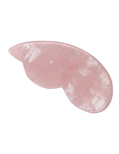 "Gua Sha in Quarzo Rosa ""Zucca"""