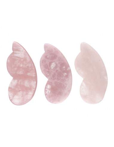 "Gua Sha in Quarzo Rosa ""Zucca"""