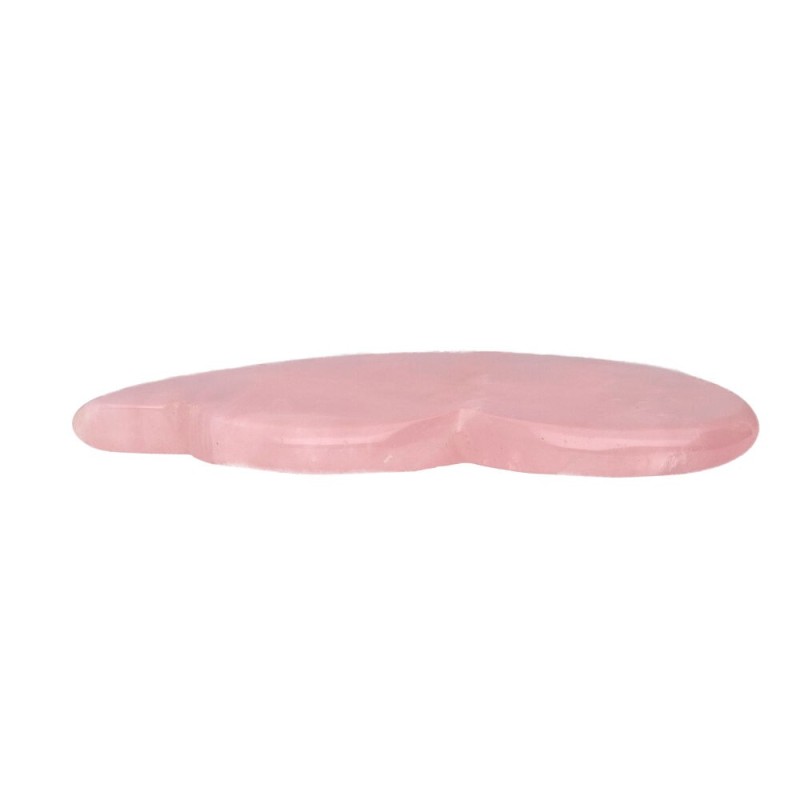 Gua Sha Quarzo Rosa "Zucchetto"