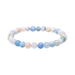 Bracciale in Acquamarina e Morganite 6mm