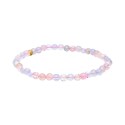 Bracciale in Acquamarina e Morganite 4mm