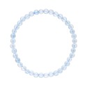 Bracelet d'aigue-marine 4mm