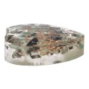 Resin Heart with Emerald 3x3cm