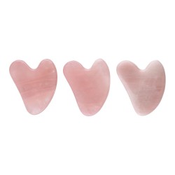 Petit Gua Sha en quartz rose
