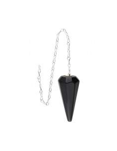 Obsidian Faceted Pendulum...