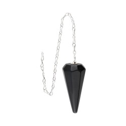 Pendolo Facetato di Ossidiana (44)