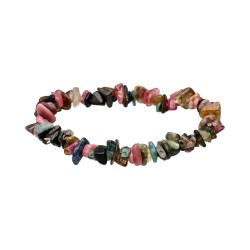 Bracciale Chip di Tormalina Multicolore Extra