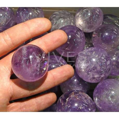 Esferas de Amatista medianas (Pack 0,250Kg)