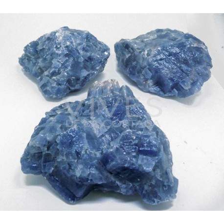 Pacote de Calcite Azul Bruta 0,500Kg