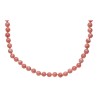 Collier de rhodochrosite en argent 925 (47A)