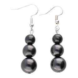 Orecchini in Shungite a Sfere