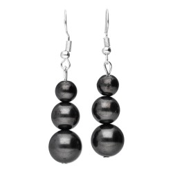 Orecchini in Shungite a Sfere