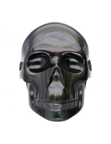 Teschio di ossidiana arcobaleno