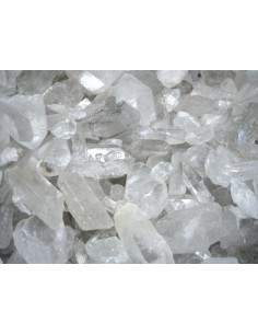Puntas pequeñas en bruto de cuarzo blanco