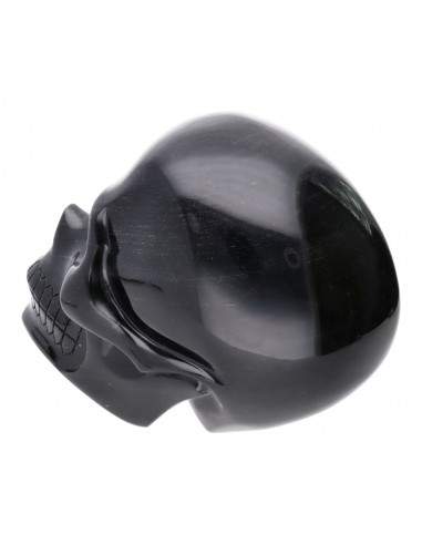 Calavera de Obsidiana Plateada COP2