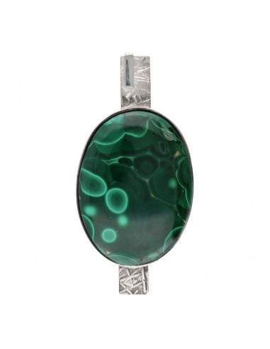 Ciondolo di Malachite in Argento...