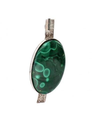 Ciondolo di Malachite in Argento...