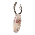 Pingente Jasper Louco em prata 925 libras esterlinas (78A)