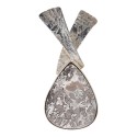Pendentif en argent 925 Jaspe Crazy (79A)