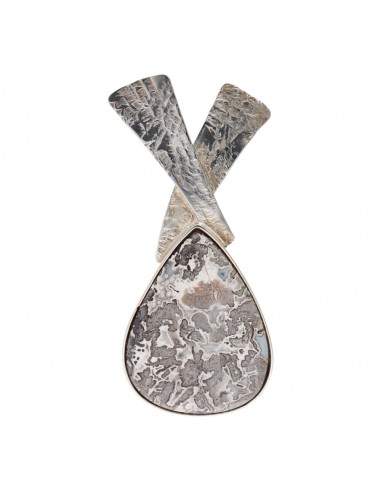 Ciondolo in Agata Crazy in Argento...