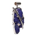 Pingente Azurite em prata 925 libras esterlinas (86A)