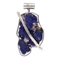 Azurite Pendant in 925 Sterling Silver (86A)