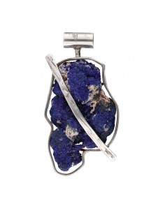 Azurite Pendant in 925...