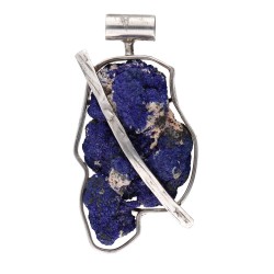 Pendente in Azurite in Argento Sterling 925 (86A)