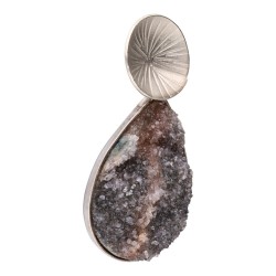 Pendente in Amatista in Argento Sterling 925 (32B)