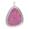 Cobalto-Calcite com Pingente de Malaquite em 925 Libras Esterlinas (46B)