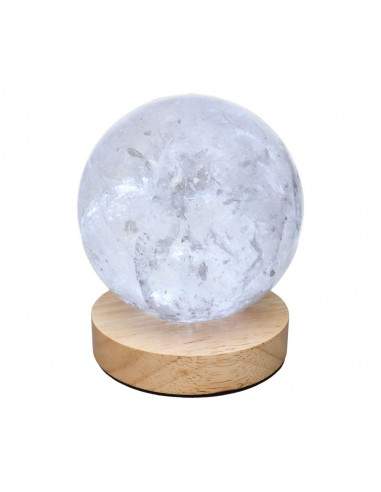 Support USB en bois pour lampe LED -...