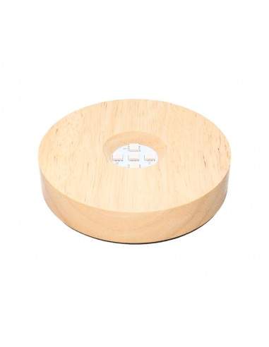 Base di legno per LED USB - Lampada