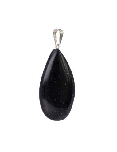 Colgante Goccia di Goldstone Blu
