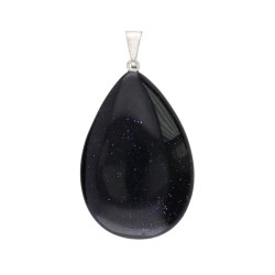 Pendente Goccia di Goldstone Blu