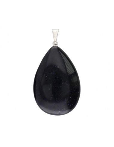 Colgante Goccia di Goldstone Blu