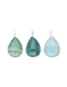 Green Quartz Drop in Silver... 2