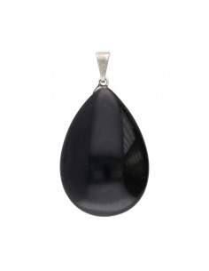 Pingente com gota de obsidiana