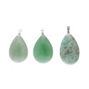 Green Quartz Drop Pendant