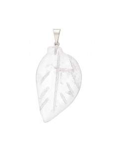 Silver Plated Leaf Quartz...