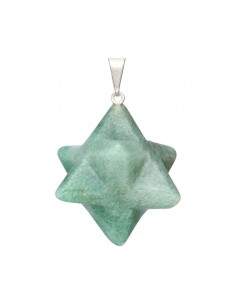 Green Quartz Merkaba Pendant
