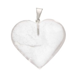Ciondolo Cuore di Quarzo