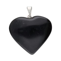 Ciondolo Cuore di Obsidiana