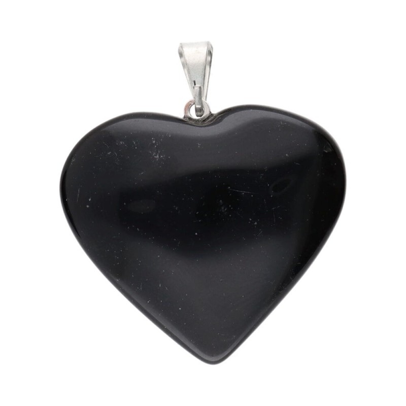 Ciondolo Cuore di Obsidiana