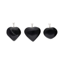 Ciondolo Cuore di Obsidiana