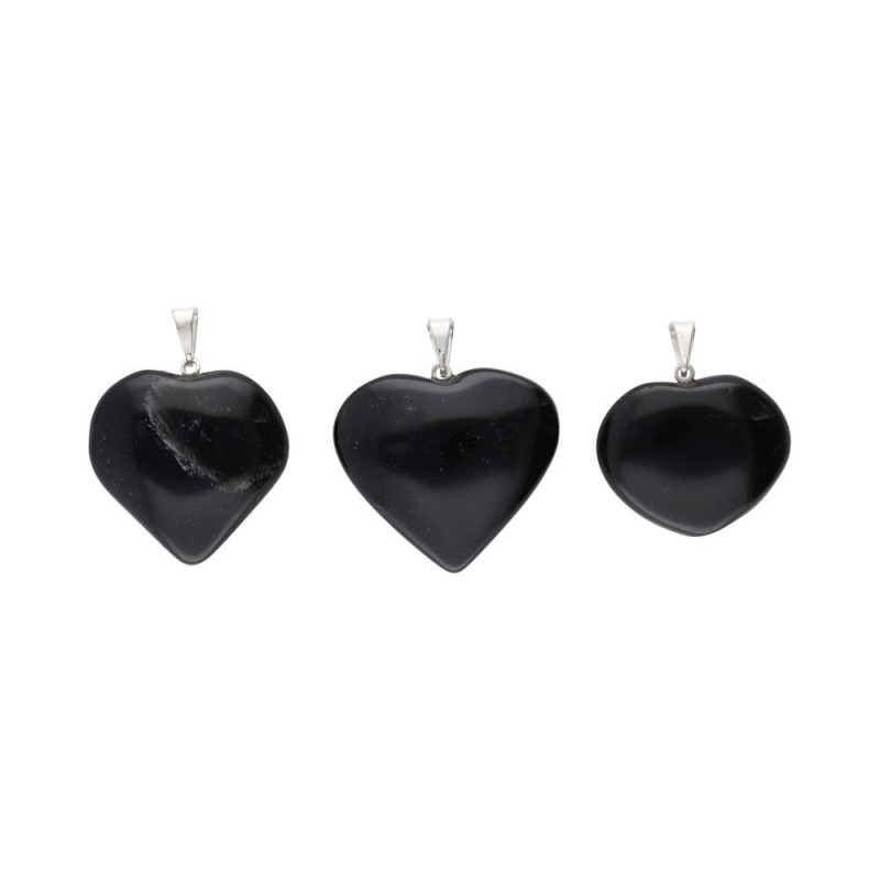 Ciondolo Cuore di Obsidiana