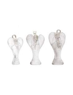 Pendentif ange en quartz fumé 2