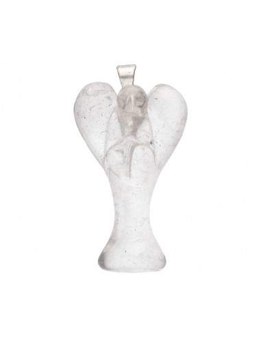 Ciondolo Angelo in Quarzo Fumé