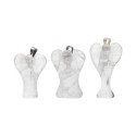 White Quartz Angel Pendant