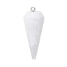 Selenite Faceted Tip Pendant