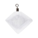 Pendente di Selenite Rombo
